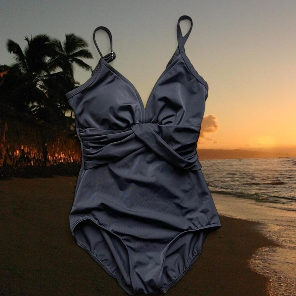 Jantzen Black One Piece Swimsuit Size 12‎
